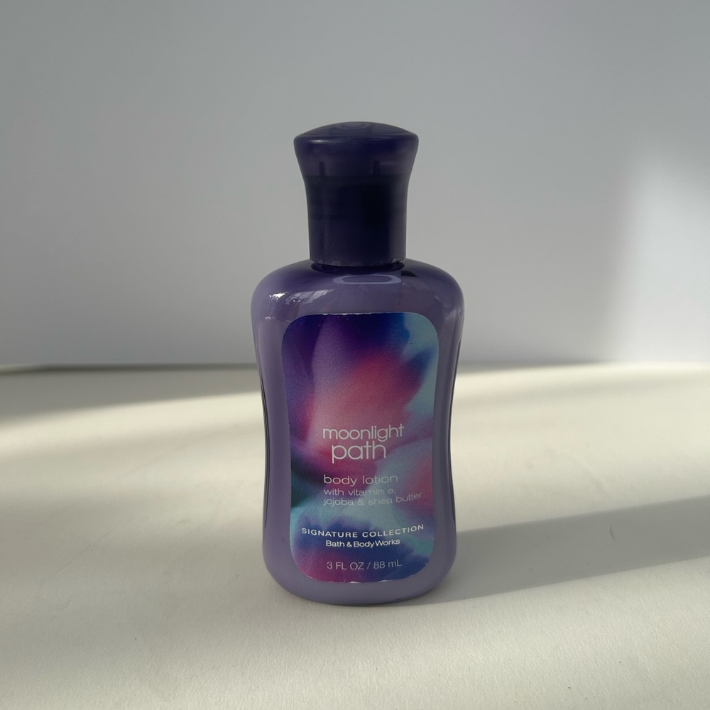 3 oz. Moonlight Path Bath & Body Works Body Lotion, Retired- Mostly Full